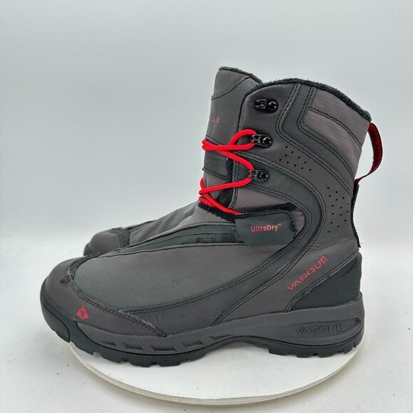Vasque Arrowhead UltraDry Men Size 11.5M 7824 Gray Red Winter Ankle Boot - Picture 1 of 11